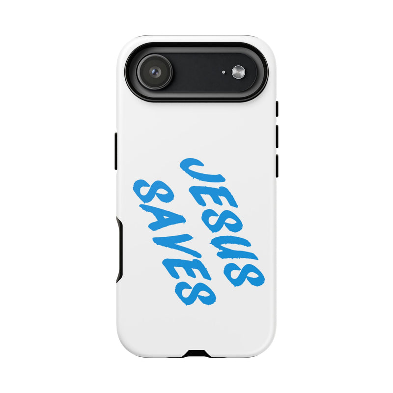 Jesus Saves Phone Case – Bold Faith, Modern Protection