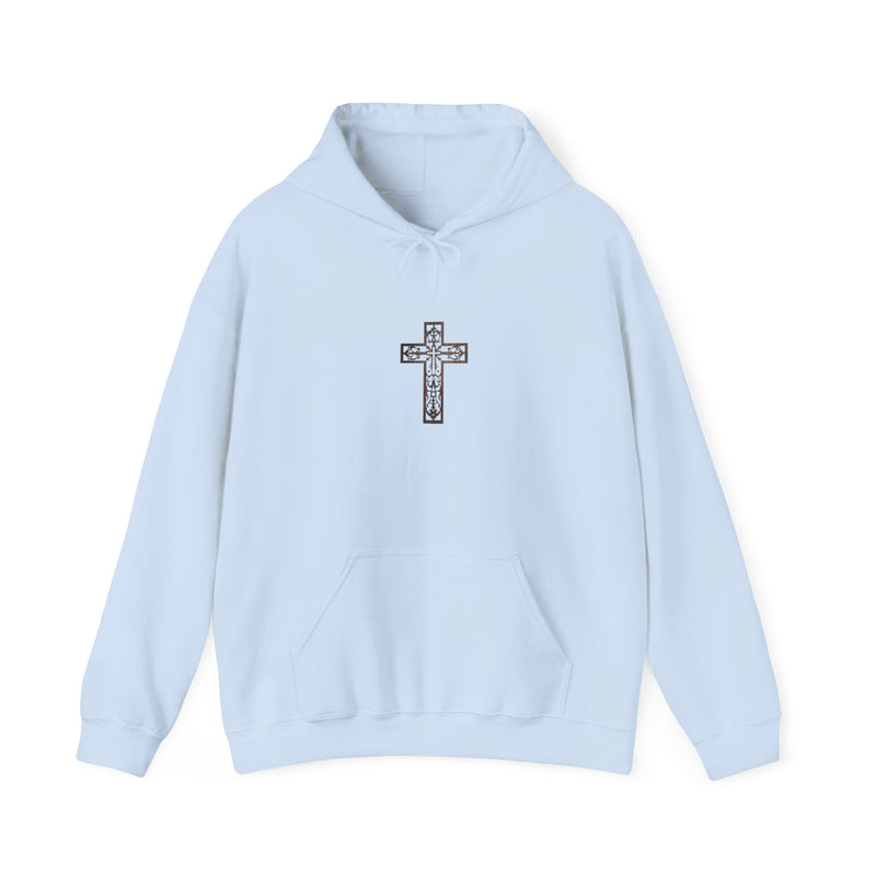Faith Cross – Double-Sided Christian Hoodie