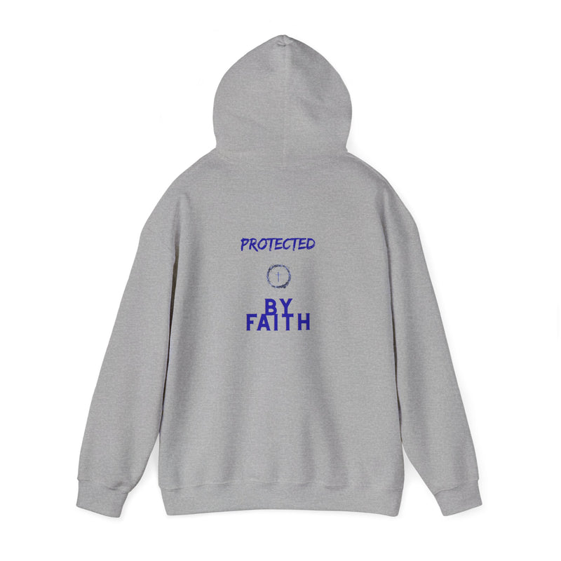 Protected by Faith Hoodie – Minimal Christian