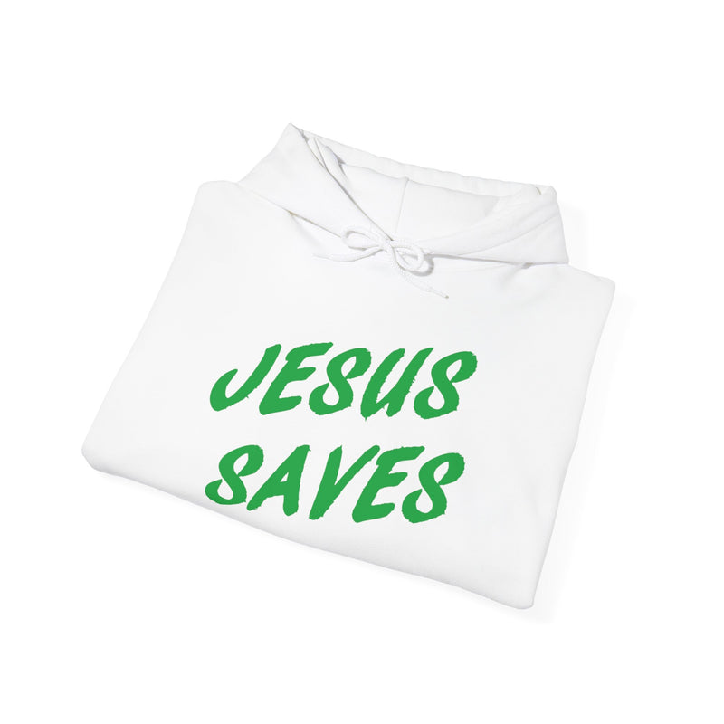 Jesus Saves Hoodie – Christian Faith Sweatshirt