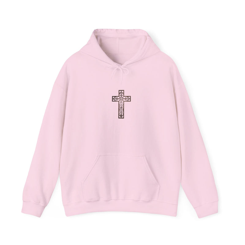Faith Cross – Double-Sided Christian Hoodie