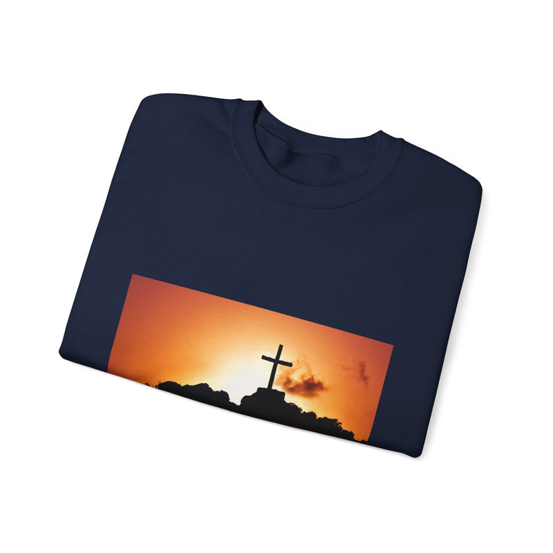 Sunrise Cross Sweatshirt – Christian Faith Pullover