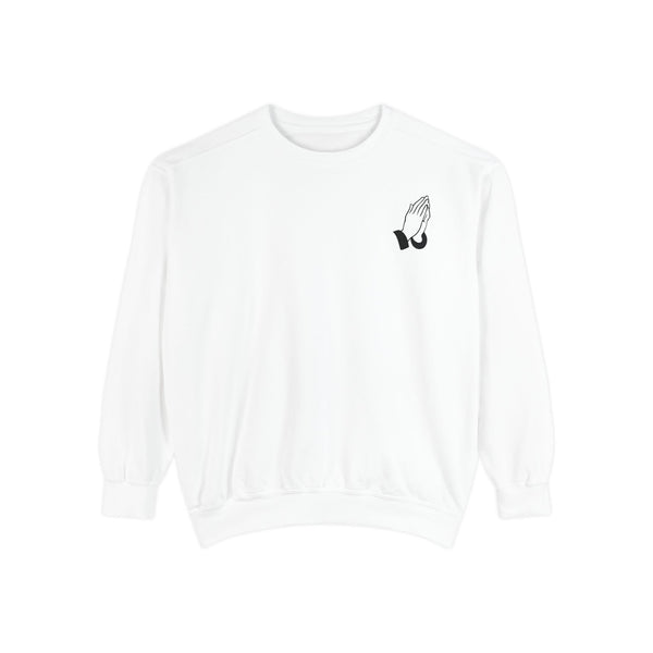 “Faith Over Fear” Praying Hands & Philippians 4:13 Sweatshirt