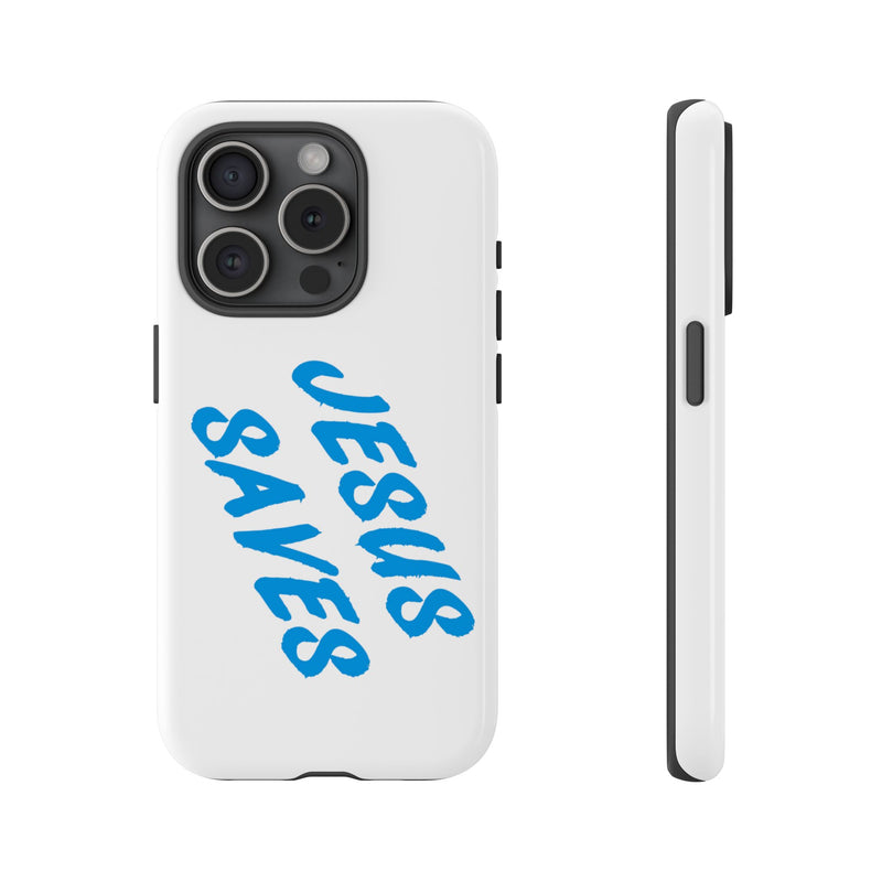 Jesus Saves Phone Case – Bold Faith, Modern Protection