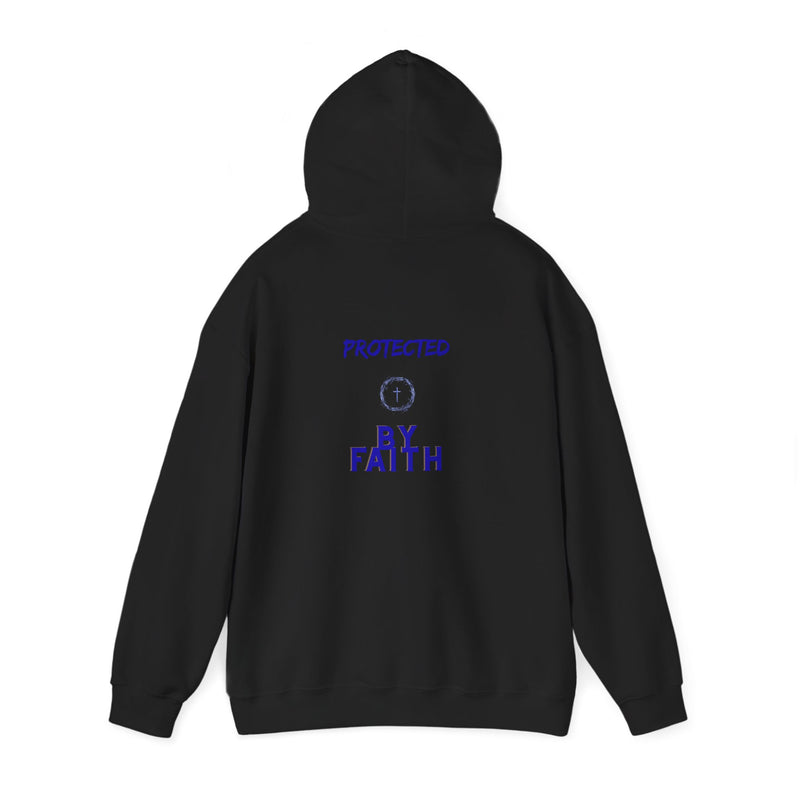 Protected by Faith Hoodie – Minimal Christian