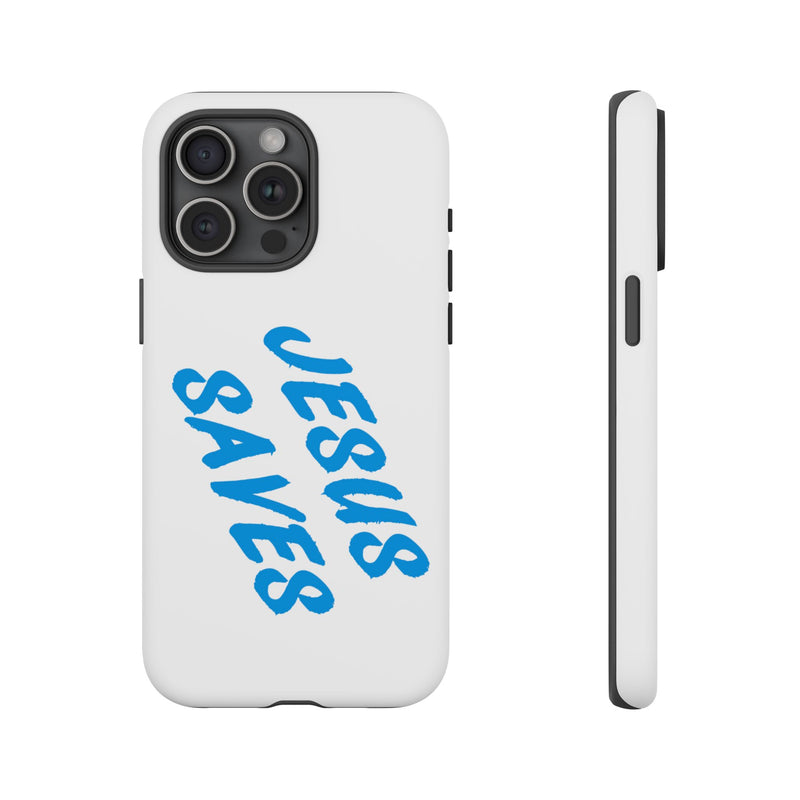 Jesus Saves Phone Case – Bold Faith, Modern Protection