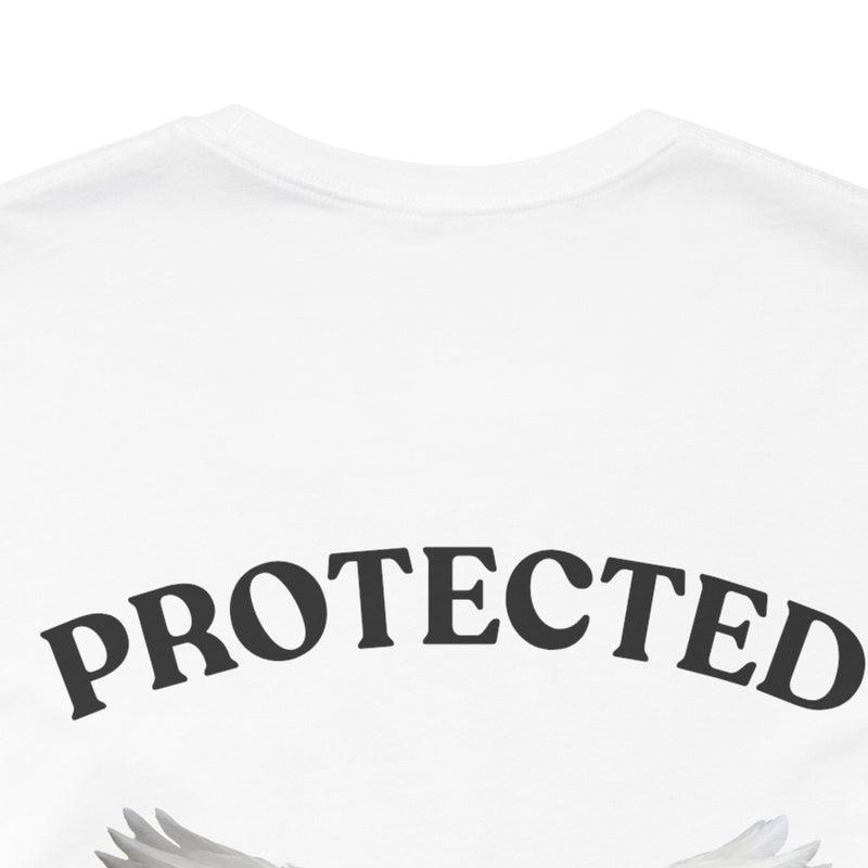 Protected by Faith Tee – Christian Angel Wings Shirt