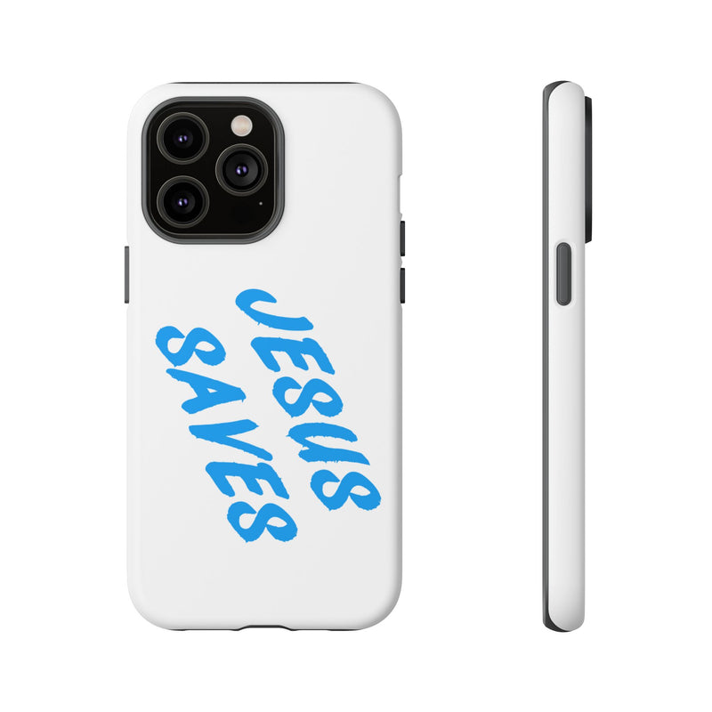 Jesus Saves Phone Case – Bold Faith, Modern Protection