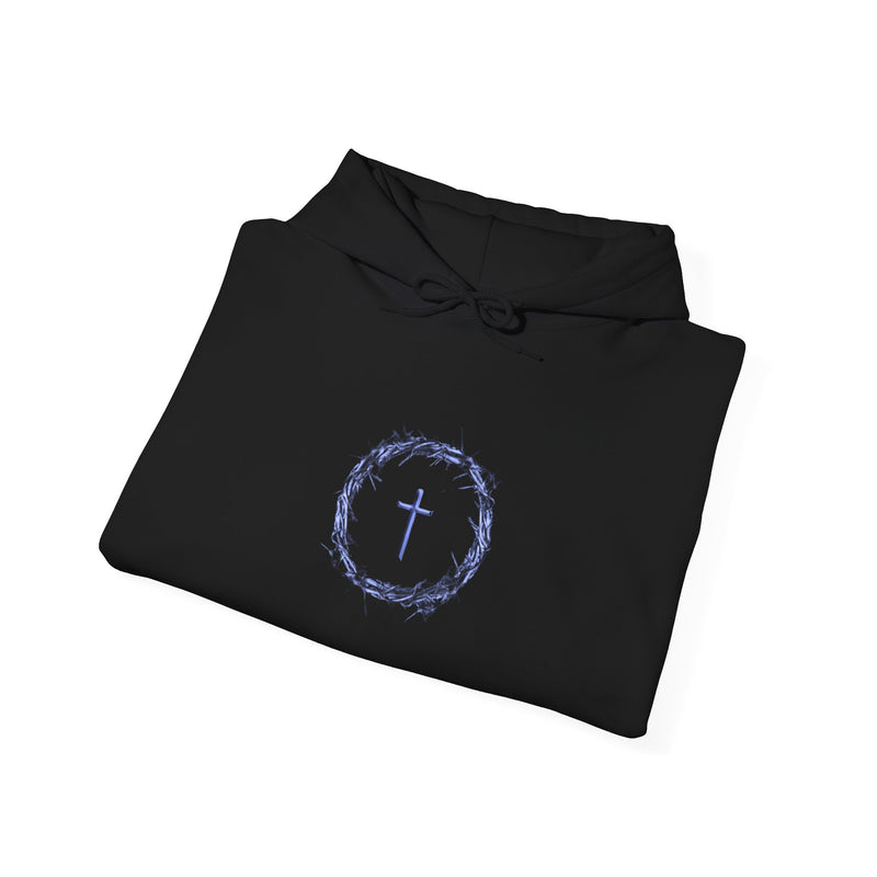 Crown of Thorns & Bible Hoodie – Christian Faith Pullover