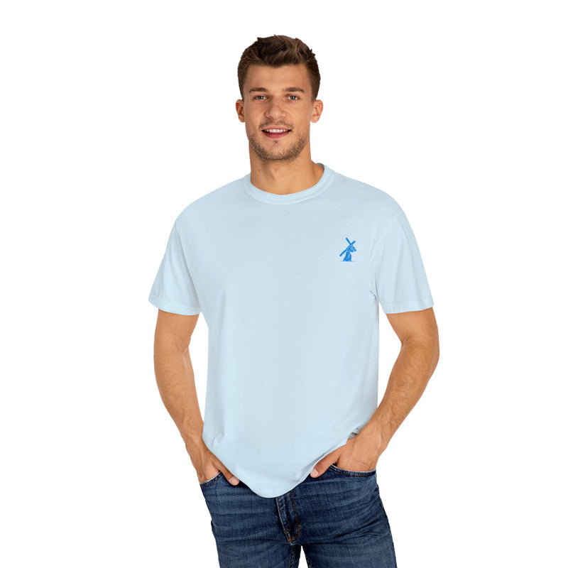 Sunrise Cross T-Shirt – Christian Faith Tee with Jesus Carrying the Cross