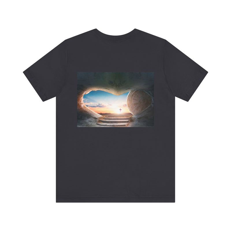 “The Empty Tomb – He Is Risen” Christian T-Shirt | Faith-Based Resurrection Tee