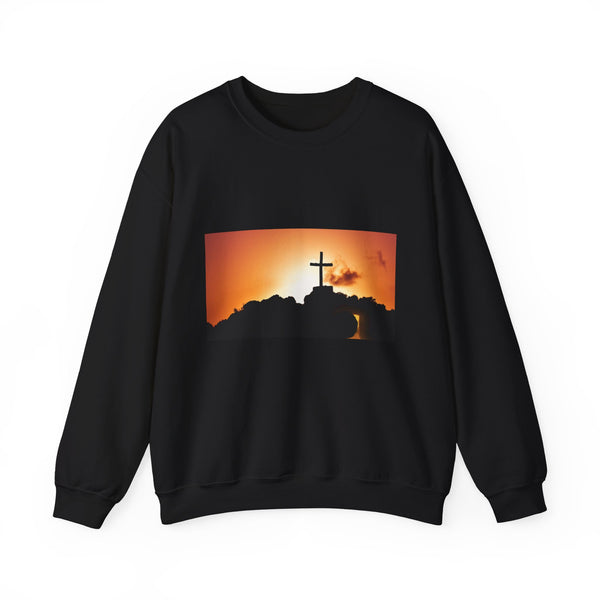 Sunrise Cross Sweatshirt – Christian Faith Pullover