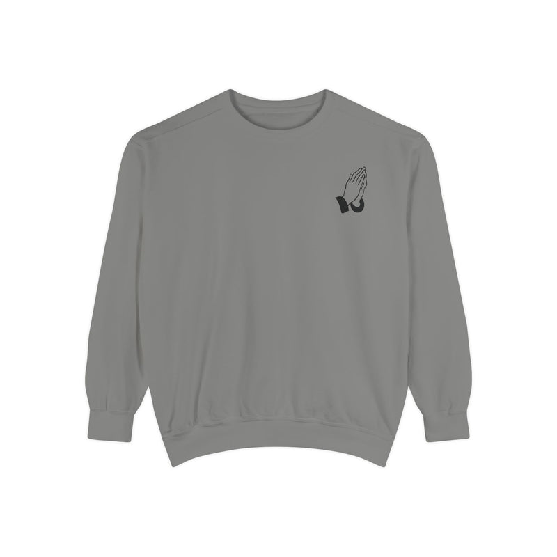 “Faith Over Fear” Praying Hands & Philippians 4:13 Sweatshirt