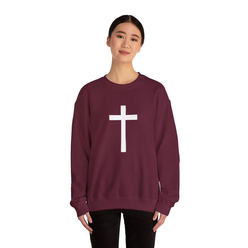 ✝️ Faith Cross Long Sleeve — Bold Front. Powerful Message.