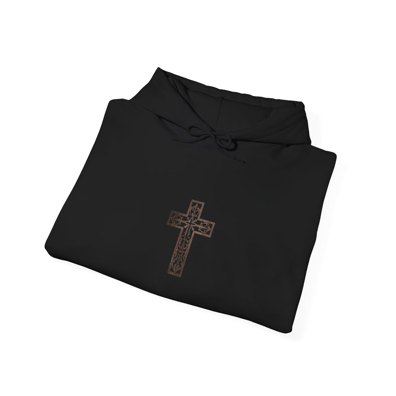 Faith Cross – Double-Sided Christian Hoodie