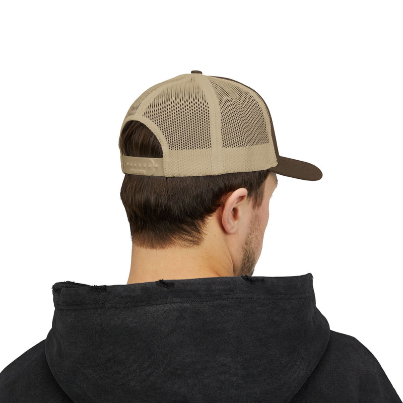 Jesus Carrying the Cross Trucker Hat – Christian Faith Cap