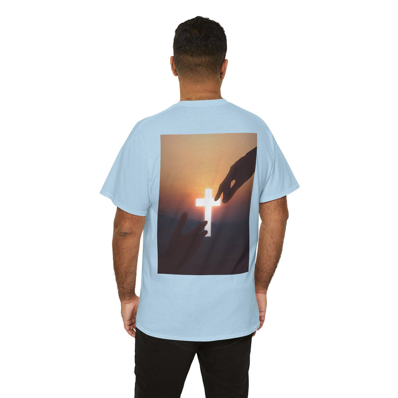 Jesus Graphic T-Shirt - Faith-Inspired Streetwear | Christian Cross Tee with Front & Back Design | Religious Gift for Believers