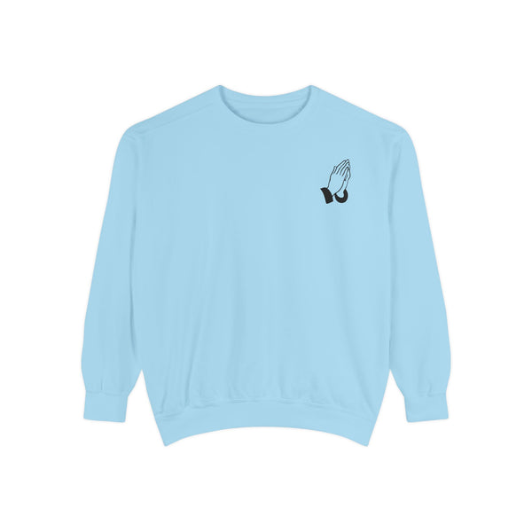“Faith Over Fear” Praying Hands & Philippians 4:13 Sweatshirt