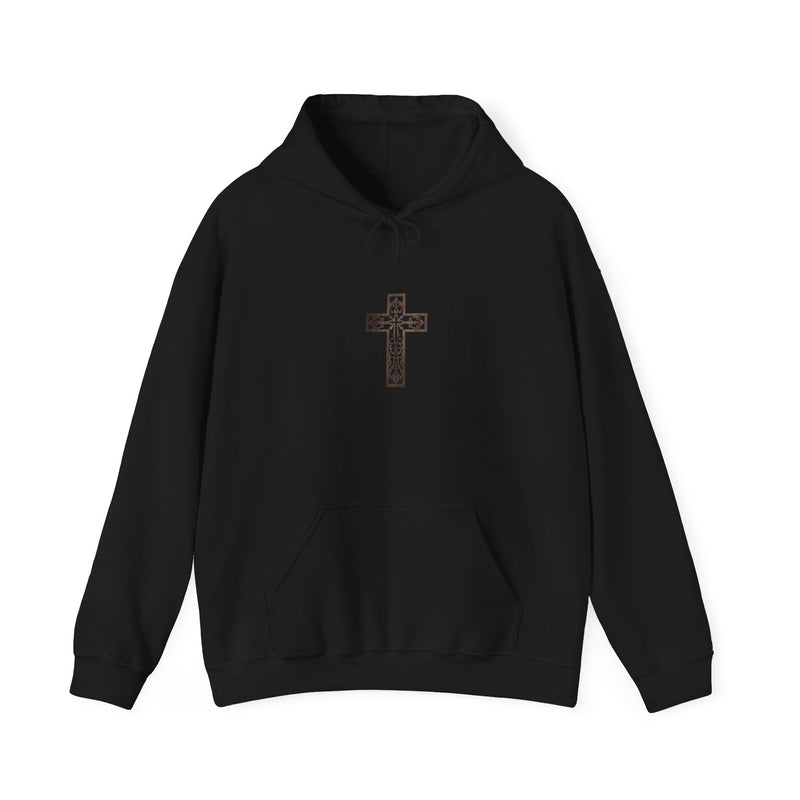 Faith Cross – Double-Sided Christian Hoodie