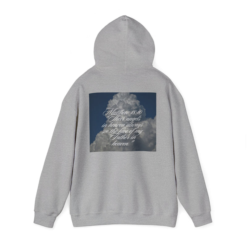 Matthew 18:10 Scripture Cloud Sweatshirt – Christian Bible Verse Pullover