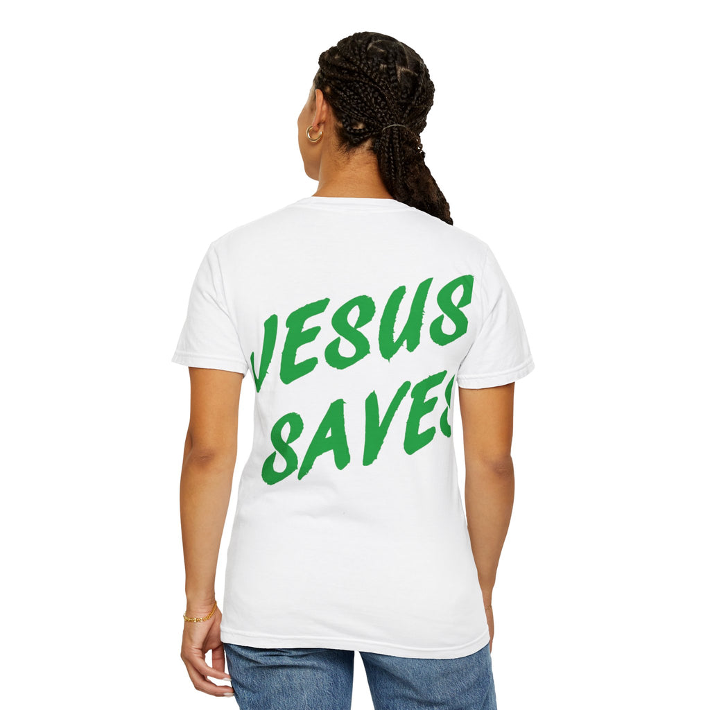 Jesus Saves T-Shirt – Bold Christian Streetwear | Faith Graphic Tee | Religious Gift for Believers