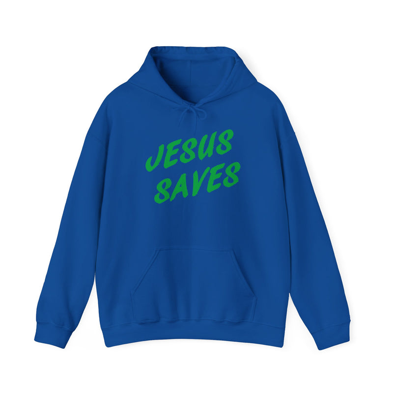 Jesus Saves Hoodie – Christian Faith Sweatshirt