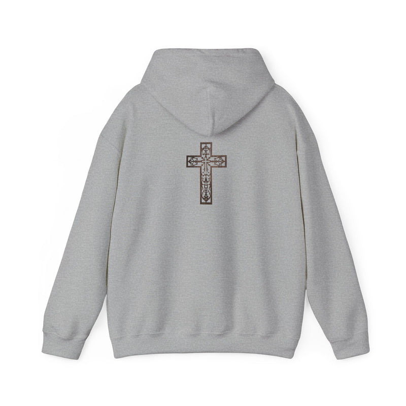 Faith Cross – Double-Sided Christian Hoodie
