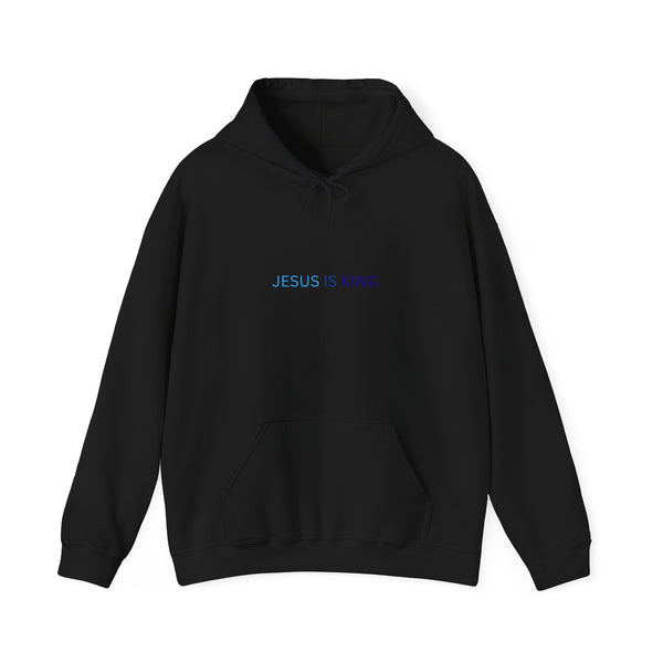Jesus Is King Hoodie – Faith Pullover with Prayer Design