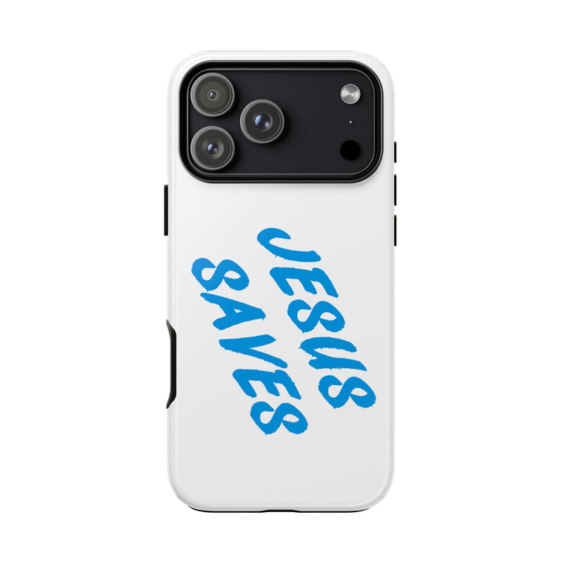 Jesus Saves Phone Case – Bold Faith, Modern Protection