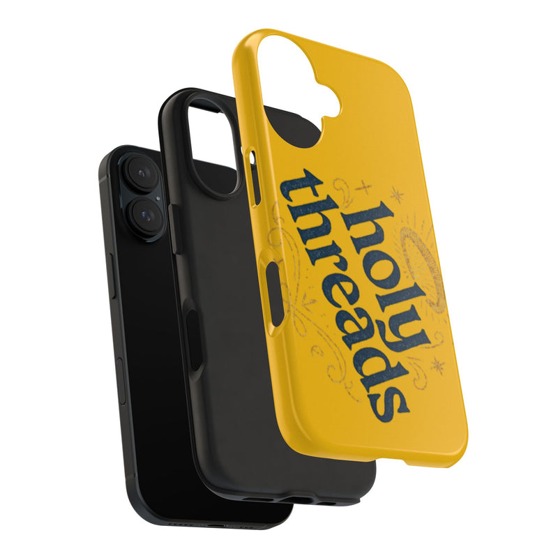 Tough Phone Cases with Holy Threads Design, Durable Cases, Religious Gifts, Aesthetic Phone Covers, Stylish Accessories