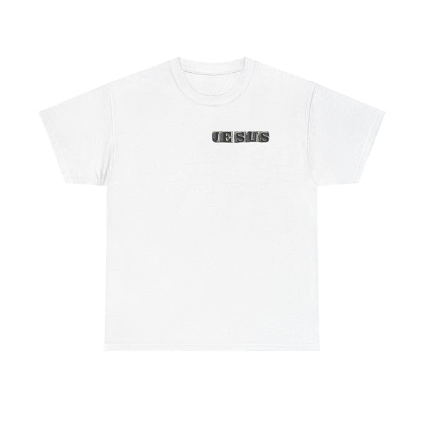 Jesus Graphic T-Shirt - Faith-Inspired Streetwear | Christian Cross Tee with Front & Back Design | Religious Gift for Believers