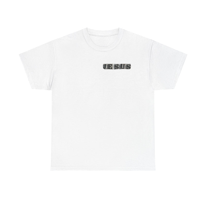 Jesus Graphic T-Shirt - Faith-Inspired Streetwear | Christian Cross Tee with Front & Back Design | Religious Gift for Believers