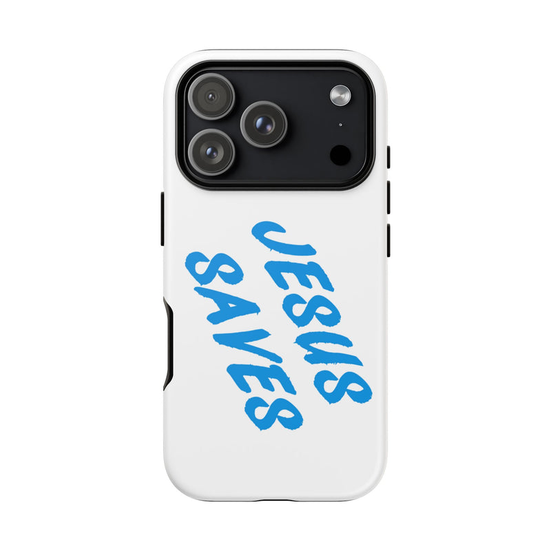 Jesus Saves Phone Case – Bold Faith, Modern Protection