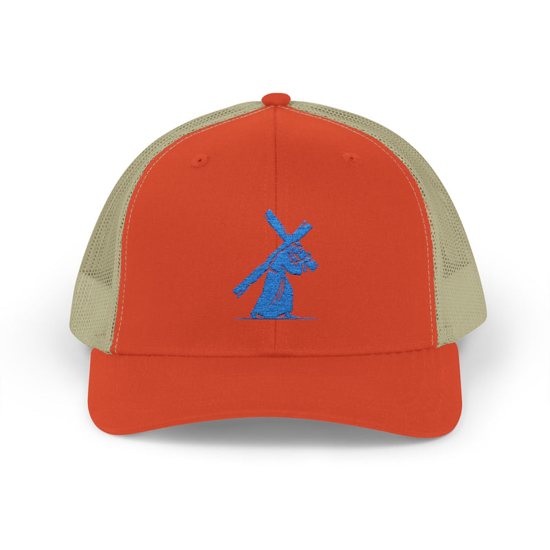 Jesus Carrying the Cross Trucker Hat – Christian Faith Cap