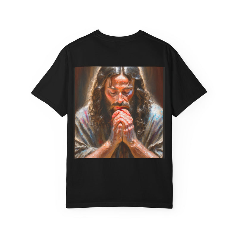 Praying Savior” Faith-Inspired Jesus Graphic Tee