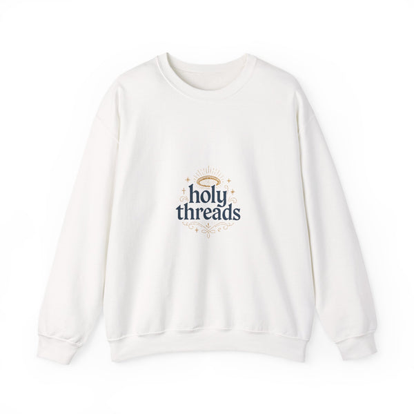 Holy Threads "Jesus Praying" Sweatshirt - Christian Crewneck | Faith-Based Apparel | Religious Streetwear for Believers