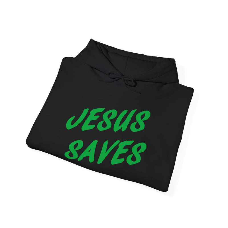 Jesus Saves Hoodie – Christian Faith Sweatshirt