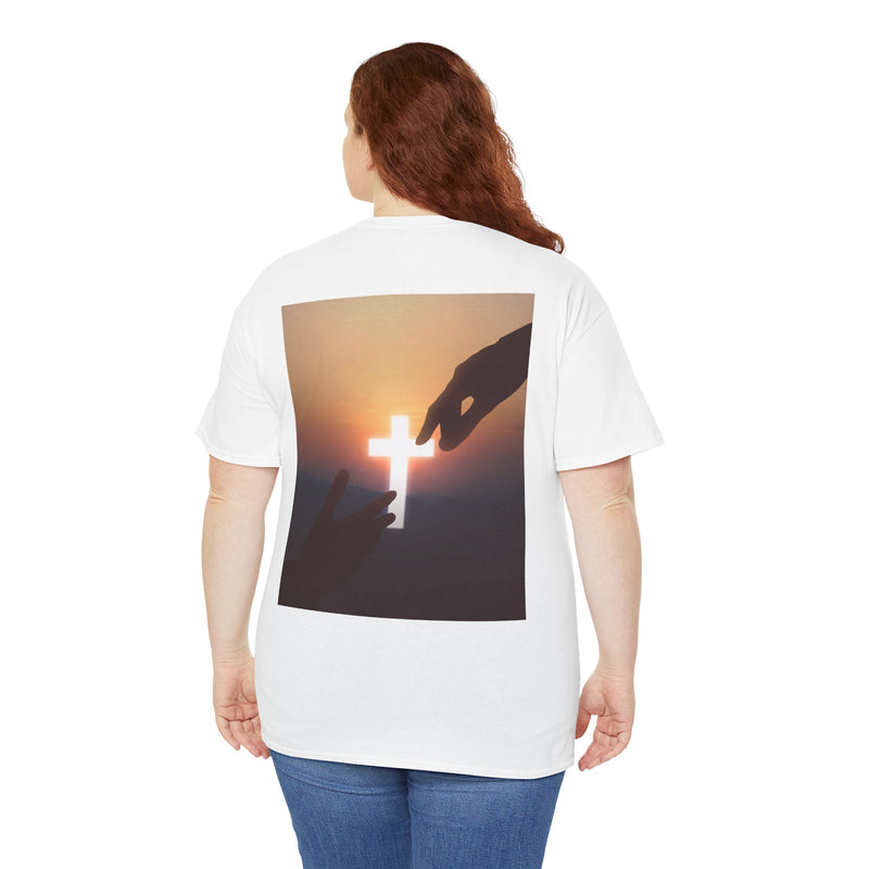 Jesus Graphic T-Shirt - Faith-Inspired Streetwear | Christian Cross Tee with Front & Back Design | Religious Gift for Believers