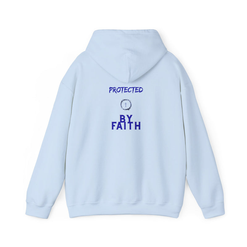 Protected by Faith Hoodie – Minimal Christian