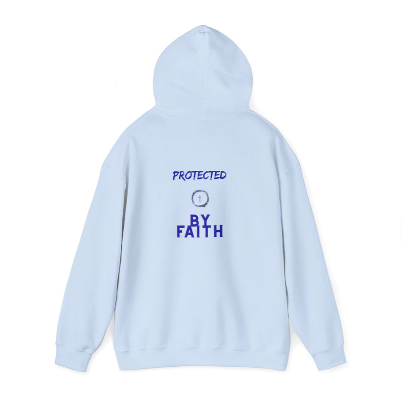 Protected by Faith Hoodie – Minimal Christian