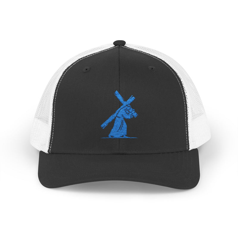 Jesus Carrying the Cross Trucker Hat – Christian Faith Cap