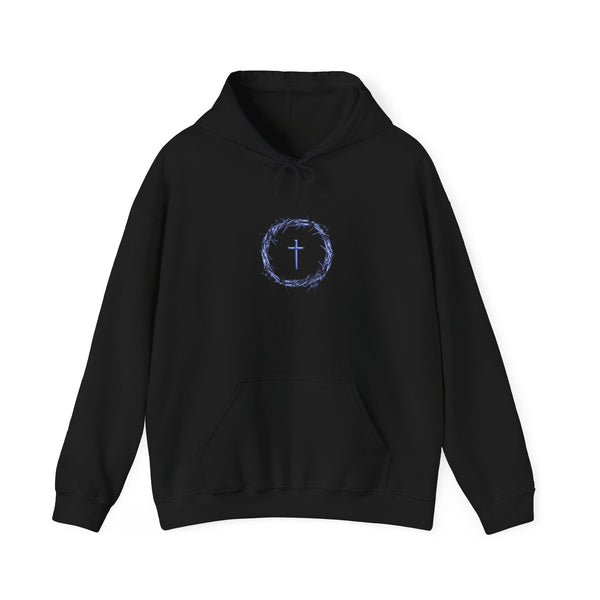 Crown of Thorns & Bible Hoodie – Christian Faith Pullover