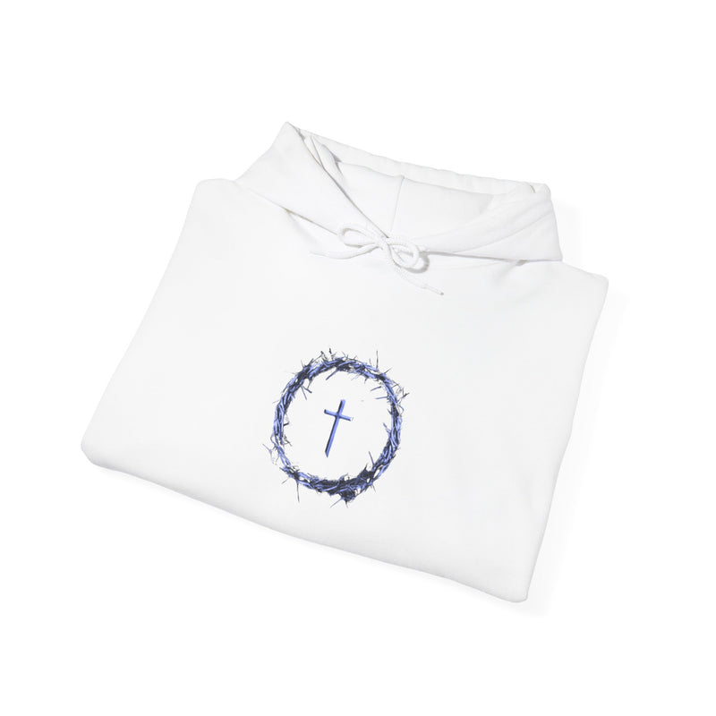 Crown of Thorns & Bible Hoodie – Christian Faith Pullover