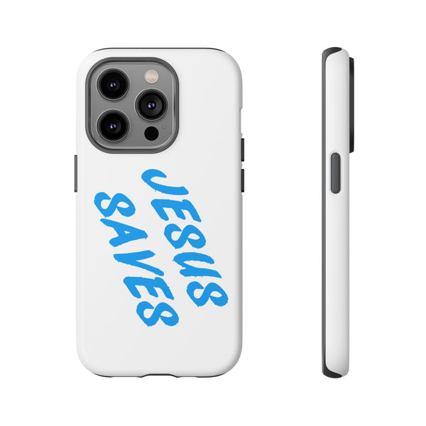 Jesus Saves Phone Case – Bold Faith, Modern Protection