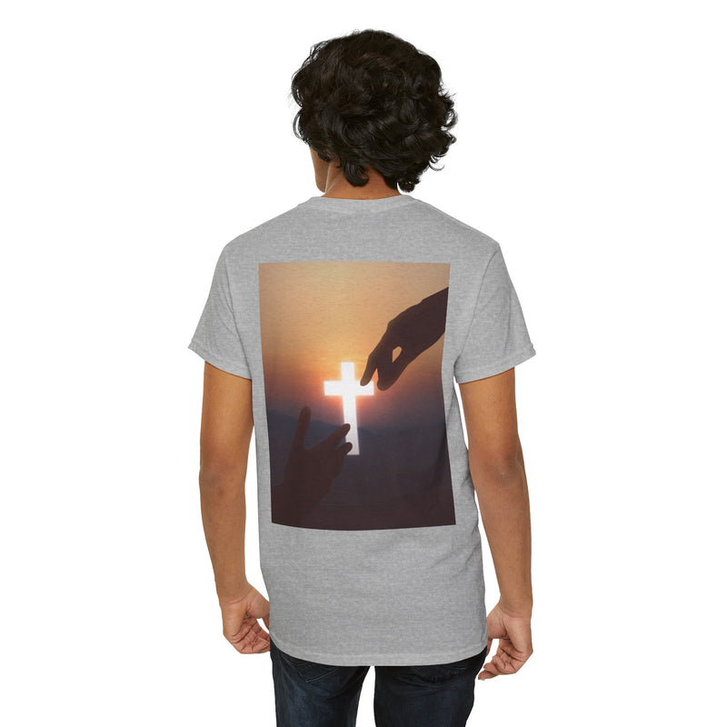Jesus Graphic T-Shirt - Faith-Inspired Streetwear | Christian Cross Tee with Front & Back Design | Religious Gift for Believers