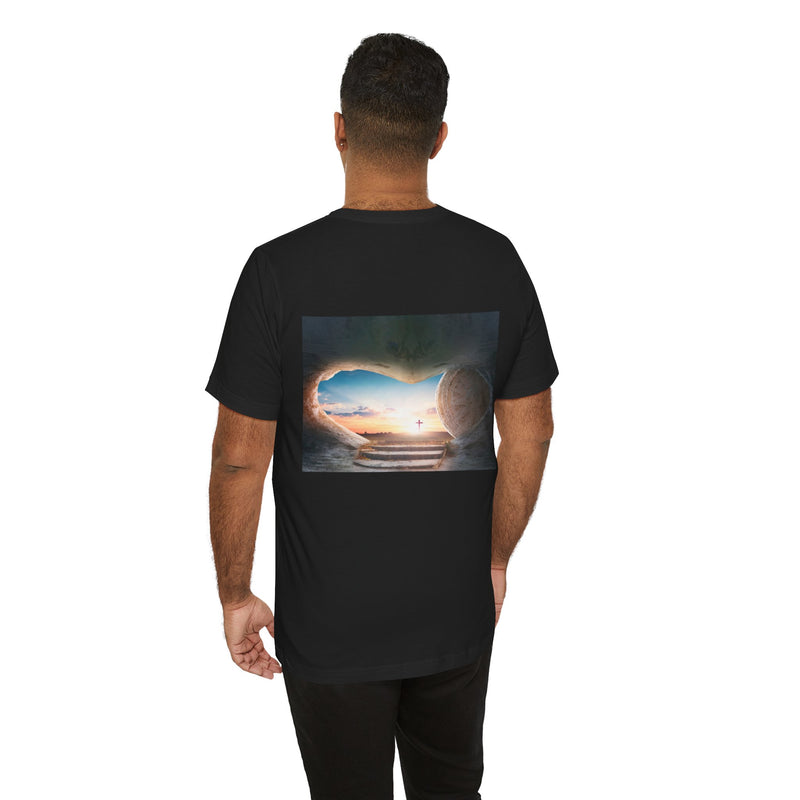 “The Empty Tomb – He Is Risen” Christian T-Shirt | Faith-Based Resurrection Tee