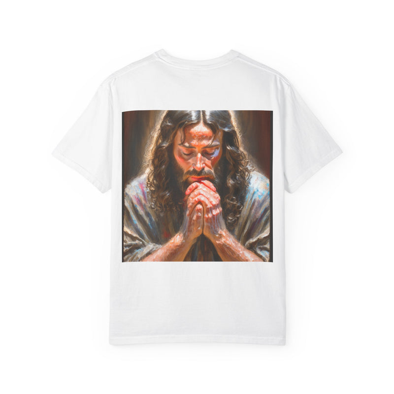 Praying Savior” Faith-Inspired Jesus Graphic Tee