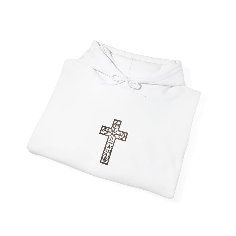 Faith Cross – Double-Sided Christian Hoodie