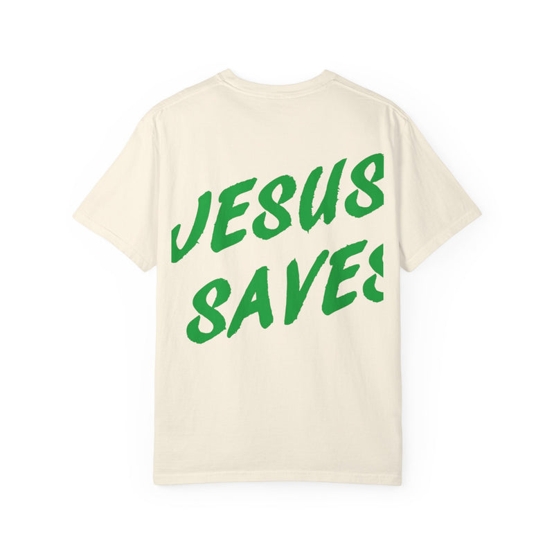 Jesus Saves T-Shirt – Bold Christian Streetwear | Faith Graphic Tee | Religious Gift for Believers