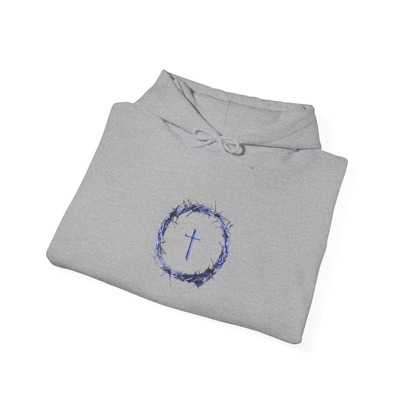 Crown of Thorns & Bible Hoodie – Christian Faith Pullover